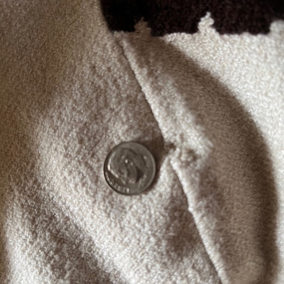 Bette Paige Sleeveless Brown & Tan Sweater Vest - Size M - Picture 8 of 9